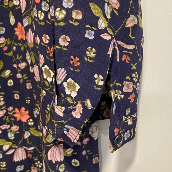 ☘️5 for $40☘️ Rebecca Taylor Floral Silk Dress Size 0 - Picture 8 of 16